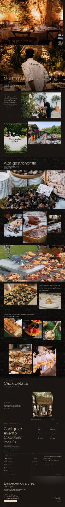 Web de La Bonnotte Catering